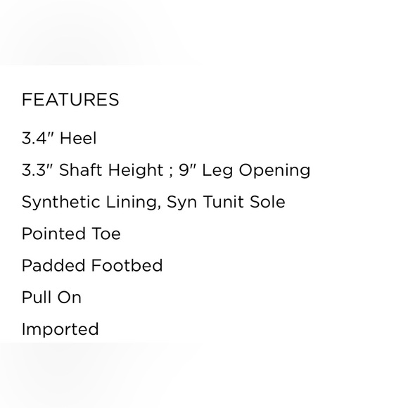 NWOT Vince Camuto Leather Gidgeta Ankle Boot, Pointed Toe, Back Zipper, Size 9! - Picture 5 of 11